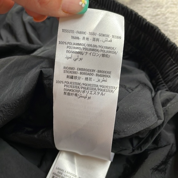 Gucci Oversized Nylon Track Jacket Water Repellent Black Green Red Mens Sz M - Picture 14 of 16